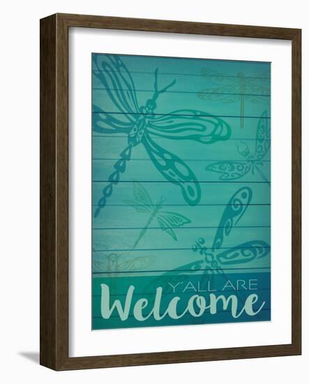 Yall Are Welcome 1-Melody Hogan-Framed Art Print