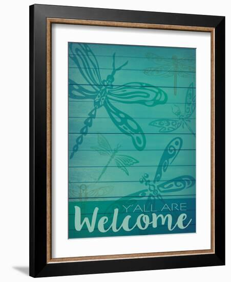 Yall Are Welcome 1-Melody Hogan-Framed Art Print