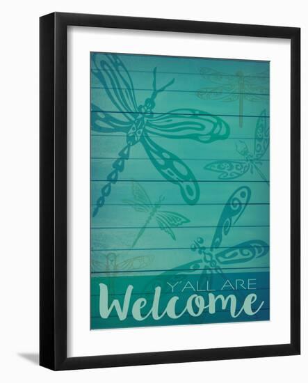 Yall Are Welcome 1-Melody Hogan-Framed Art Print