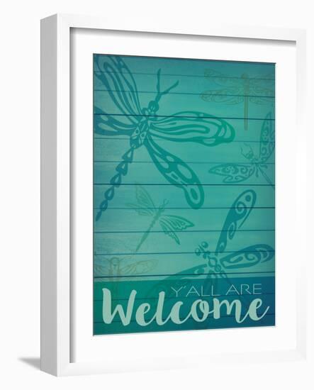 Yall Are Welcome 1-Melody Hogan-Framed Art Print