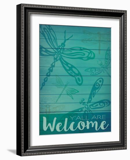 Yall Are Welcome 1-Melody Hogan-Framed Art Print