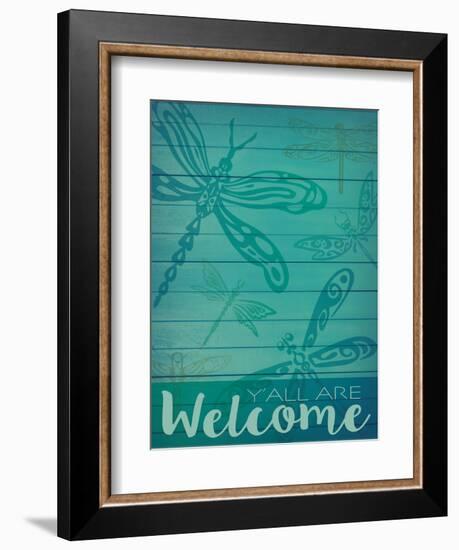 Yall Are Welcome 1-Melody Hogan-Framed Art Print