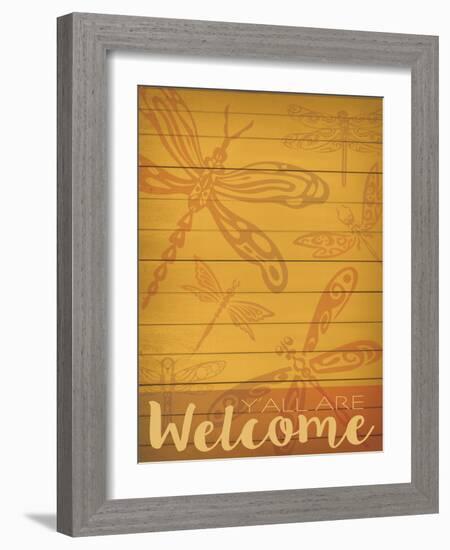 Yall Are Welcome 2-Melody Hogan-Framed Art Print