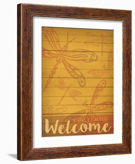 Yall Are Welcome 2-Melody Hogan-Framed Art Print