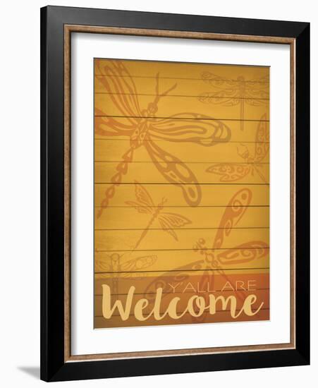 Yall Are Welcome 2-Melody Hogan-Framed Art Print