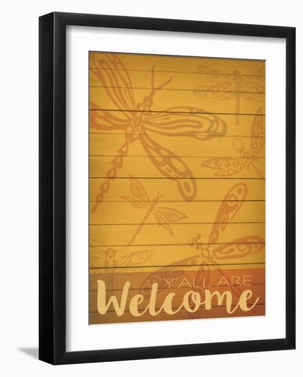 Yall Are Welcome 2-Melody Hogan-Framed Art Print