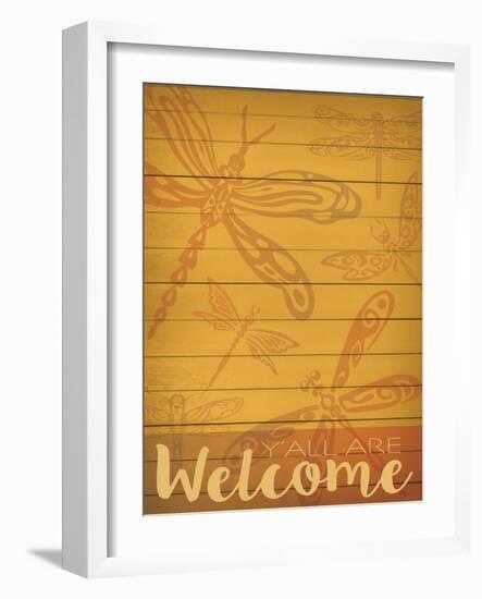 Yall Are Welcome 2-Melody Hogan-Framed Art Print