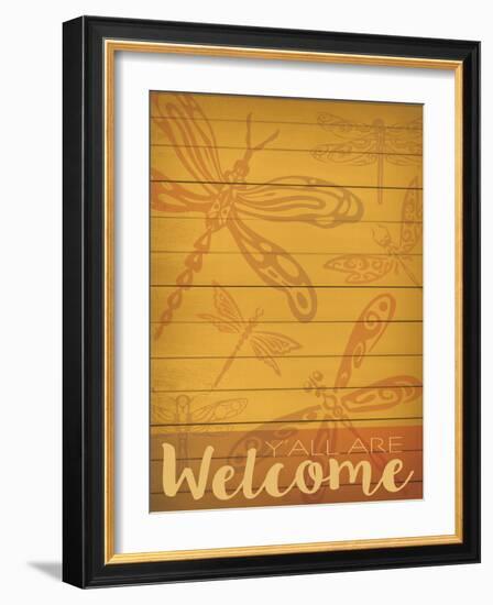 Yall Are Welcome 2-Melody Hogan-Framed Art Print