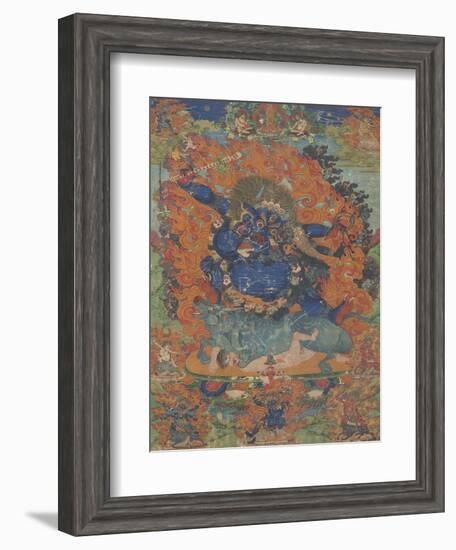 Yama, sous son aspect Las-gshin dpa'-gcig-null-Framed Giclee Print