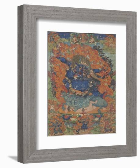 Yama, sous son aspect Las-gshin dpa'-gcig-null-Framed Giclee Print