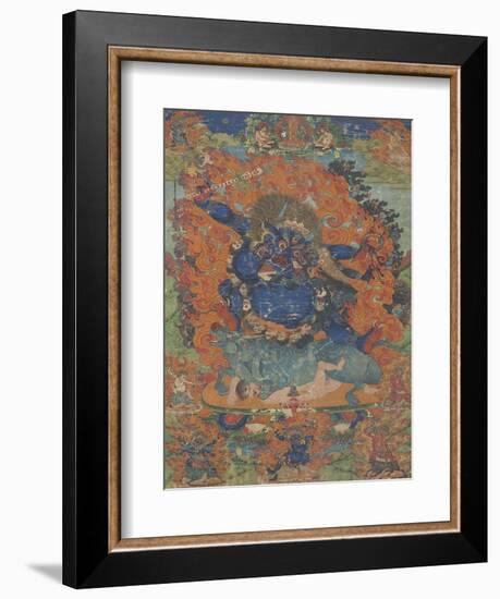 Yama, sous son aspect Las-gshin dpa'-gcig-null-Framed Giclee Print