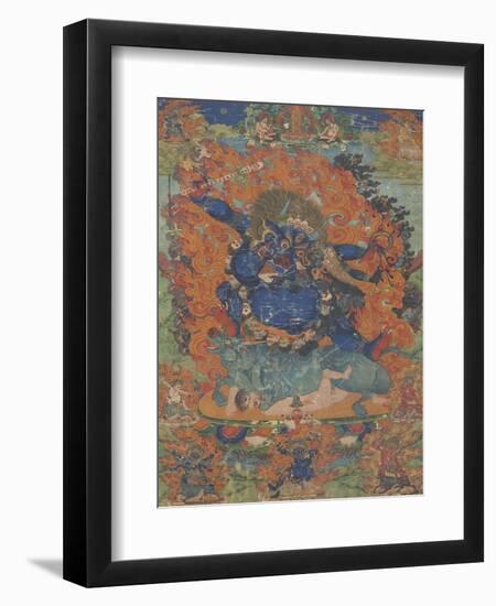 Yama, sous son aspect Las-gshin dpa'-gcig-null-Framed Giclee Print