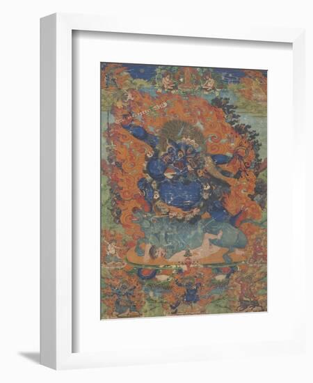 Yama, sous son aspect Las-gshin dpa'-gcig-null-Framed Giclee Print