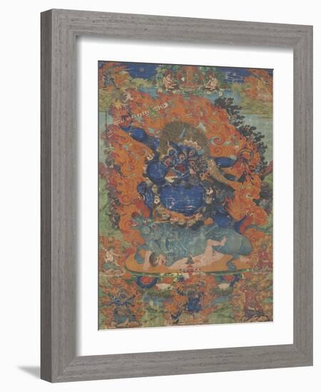 Yama, sous son aspect Las-gshin dpa'-gcig-null-Framed Giclee Print