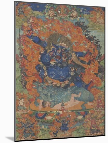 Yama, sous son aspect Las-gshin dpa'-gcig-null-Mounted Giclee Print