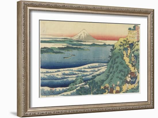 Yamabe No Akahito, C. 1839-Katsushika Hokusai-Framed Giclee Print