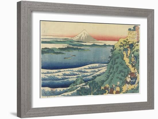 Yamabe No Akahito, C. 1839-Katsushika Hokusai-Framed Giclee Print