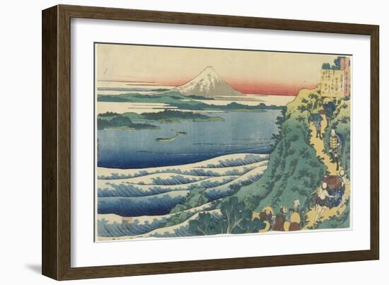 Yamabe No Akahito, C. 1839-Katsushika Hokusai-Framed Giclee Print