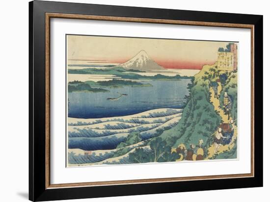 Yamabe No Akahito, C. 1839-Katsushika Hokusai-Framed Giclee Print