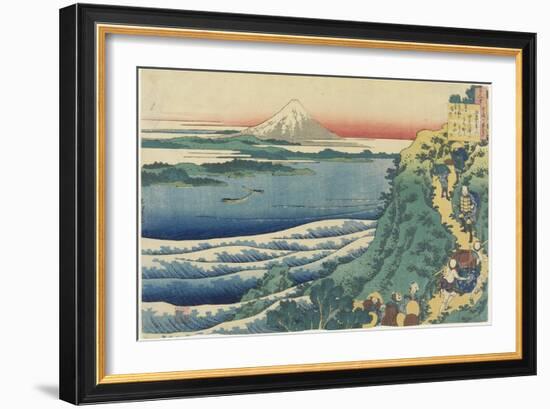 Yamabe No Akahito, C. 1839-Katsushika Hokusai-Framed Giclee Print