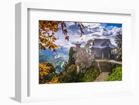 Yamadera Mountain Temple in Yamagata, Japan.-SeanPavonePhoto-Framed Photographic Print