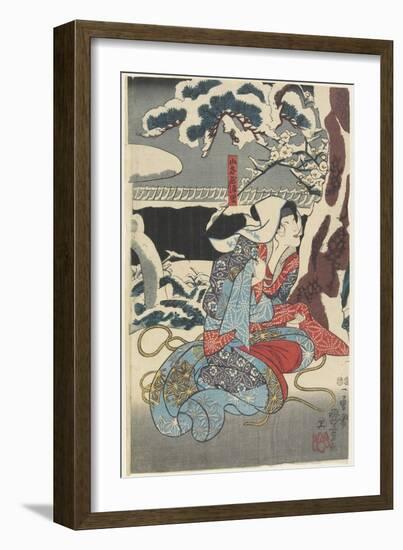 Yamanaya Urasato, 1847-1852-Utagawa Kuniyoshi-Framed Giclee Print