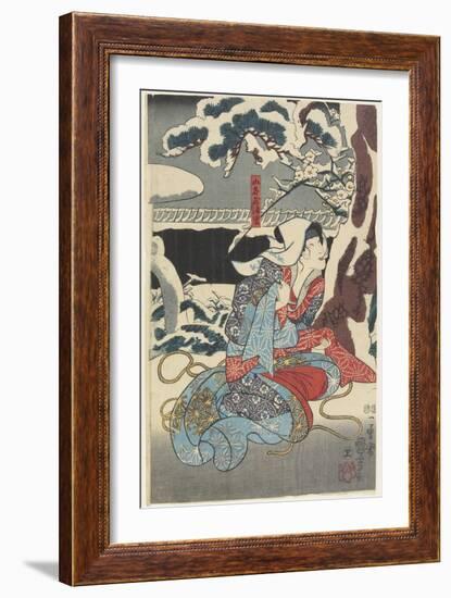 Yamanaya Urasato, 1847-1852-Utagawa Kuniyoshi-Framed Giclee Print