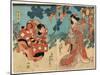 Yamauba to Kaidomaru-Utagawa Toyokuni-Mounted Giclee Print