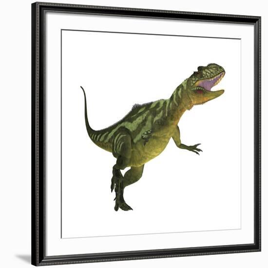 Yangchuanosaurus, a Theropod Dinosaur from the Jurassic Period-null-Framed Art Print