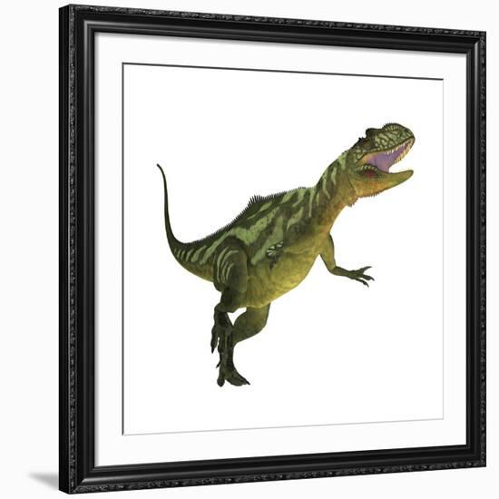 Yangchuanosaurus, a Theropod Dinosaur from the Jurassic Period-null-Framed Art Print