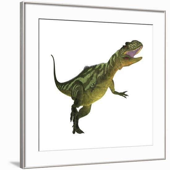 Yangchuanosaurus, a Theropod Dinosaur from the Jurassic Period-null-Framed Art Print