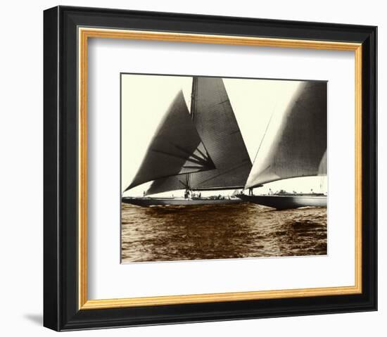 Yankee and Rainbow-Edwin Levick-Framed Art Print