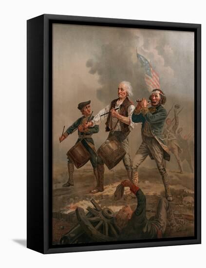 Yankee Doodle 1776 by Archibald M. Willard-Fine Art-Framed Premier Image Canvas