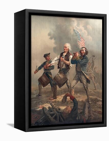 Yankee Doodle or the Spirit of '76, Published by J.F. Ryder after Archibald M. Willard-Archibald Willard-Framed Premier Image Canvas