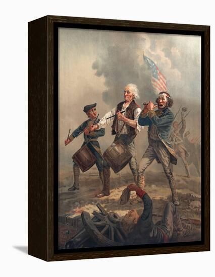 Yankee Doodle or the Spirit of '76, Published by J.F. Ryder after Archibald M. Willard-Archibald Willard-Framed Premier Image Canvas
