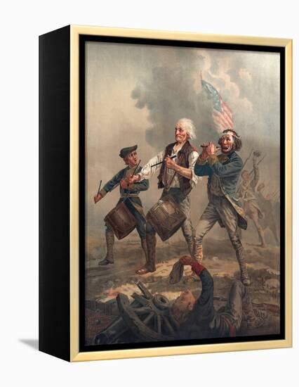 Yankee Doodle or the Spirit of '76, Published by J.F. Ryder after Archibald M. Willard-Archibald Willard-Framed Premier Image Canvas