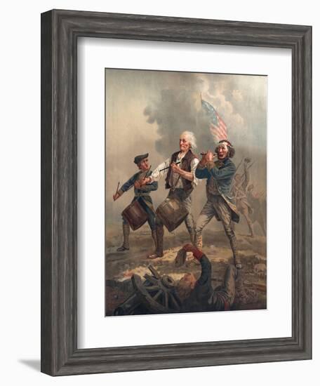 Yankee Doodle or the Spirit of '76, Published by J.F. Ryder after Archibald M. Willard-Archibald Willard-Framed Giclee Print