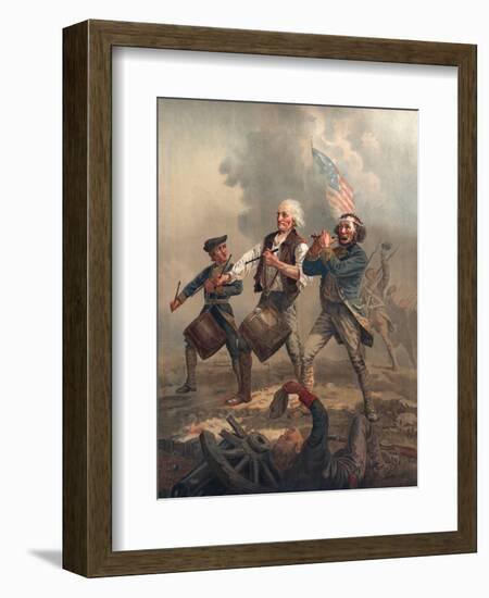 Yankee Doodle or the Spirit of '76, Published by J.F. Ryder after Archibald M. Willard-Archibald Willard-Framed Giclee Print