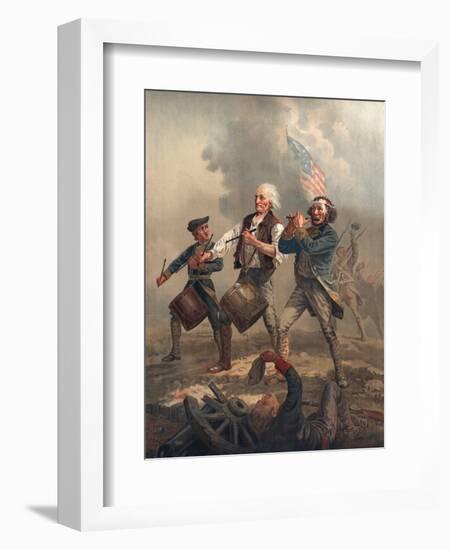 Yankee Doodle or the Spirit of '76, Published by J.F. Ryder after Archibald M. Willard-Archibald Willard-Framed Giclee Print