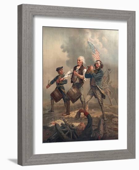 Yankee Doodle or the Spirit of '76, Published by J.F. Ryder after Archibald M. Willard-Archibald Willard-Framed Giclee Print