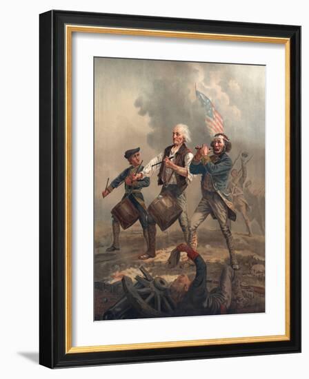 Yankee Doodle or the Spirit of '76, Published by J.F. Ryder after Archibald M. Willard-Archibald Willard-Framed Giclee Print