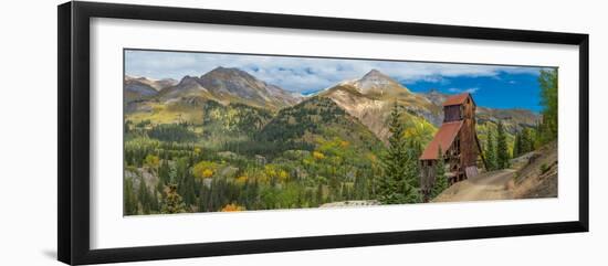 Yankee Girl Silver Mine in Red Mountain Mining District along U.S. Route 550, Colorado, USA-null-Framed Photographic Print