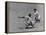 Yankee Phil Rizzuto Waiting to Catch the Ball During the American League Pennant Race-Grey Villet-Framed Premier Image Canvas