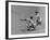 Yankee Phil Rizzuto Waiting to Catch the Ball During the American League Pennant Race-Grey Villet-Framed Premium Photographic Print
