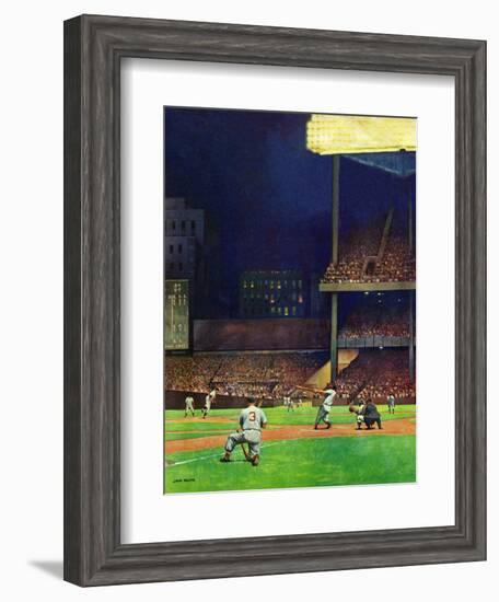 "Yankee Stadium," April 19, 1947-John Falter-Framed Giclee Print