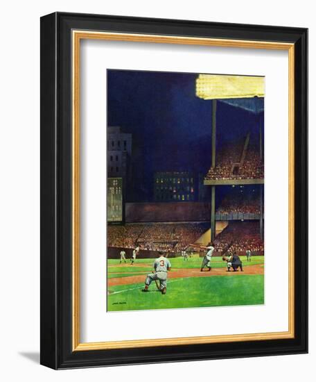 "Yankee Stadium," April 19, 1947-John Falter-Framed Giclee Print