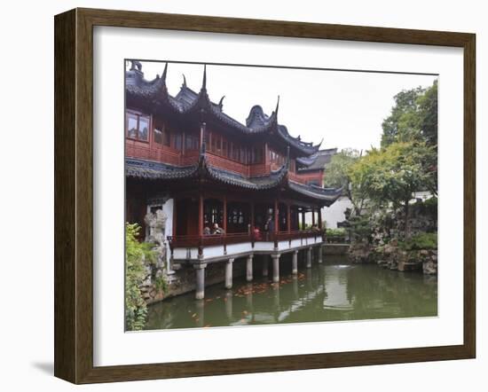 Yanshan Hall, Yu Yuan (Yuyuan) Gardens, Shanghai, China, Asia-Amanda Hall-Framed Photographic Print