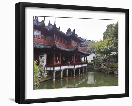 Yanshan Hall, Yu Yuan (Yuyuan) Gardens, Shanghai, China, Asia-Amanda Hall-Framed Photographic Print