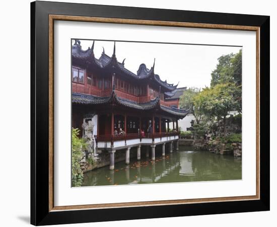 Yanshan Hall, Yu Yuan (Yuyuan) Gardens, Shanghai, China, Asia-Amanda Hall-Framed Photographic Print