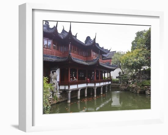 Yanshan Hall, Yu Yuan (Yuyuan) Gardens, Shanghai, China, Asia-Amanda Hall-Framed Photographic Print